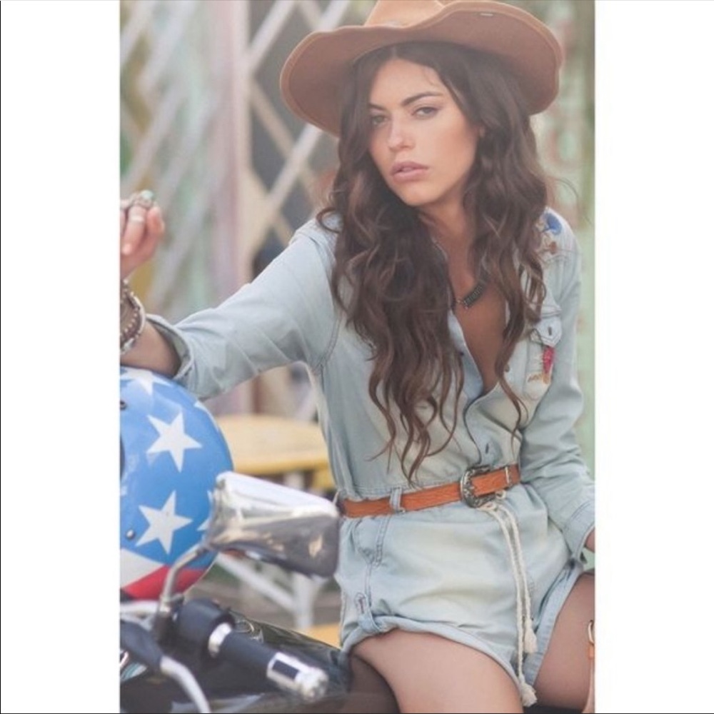 Spell Route 66 Denim Romper *vintage spell*